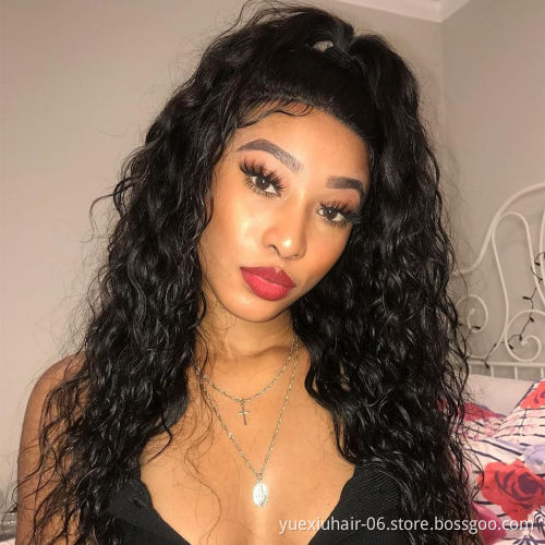 5x5 Closure Wig water wave Wholesale Brazilian Virgin Hair  Hair Density 150% 5*5 wigs body
